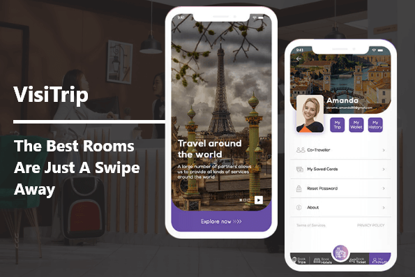 Book Rooms with a Few Swipes: VisiTrip